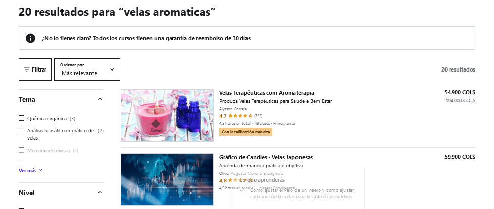 Curso de velas aromáticas