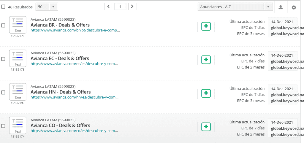 enlaces de afiliado avianca Dineropia