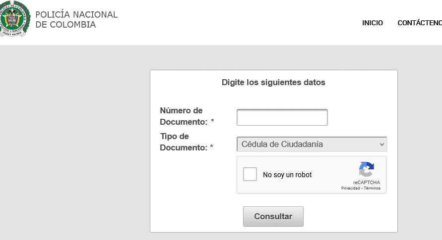 CERTIFICADO JUDICIAL POLICIA NACIONAL
