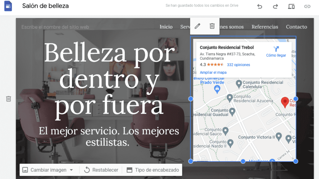 crear un mapa en una página web gratis