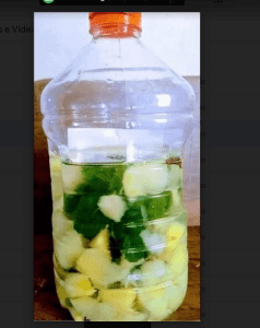 foto agua bajar de peso