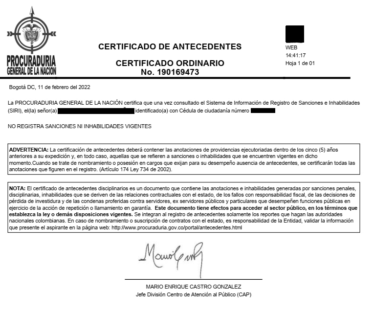 imagen certificado de procuraduría 