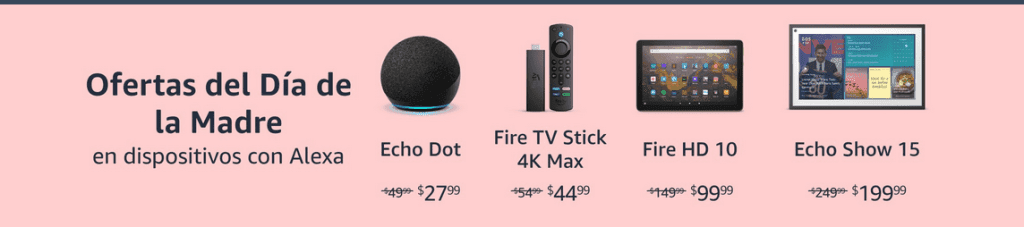 dia de las madres en Amazon