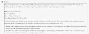 reseña literaria de bing