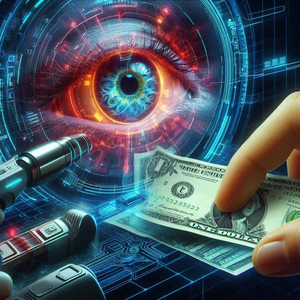 dinero por escanearse el iris en worldcoin, riesgos de escanearse el iris en Worldcoin